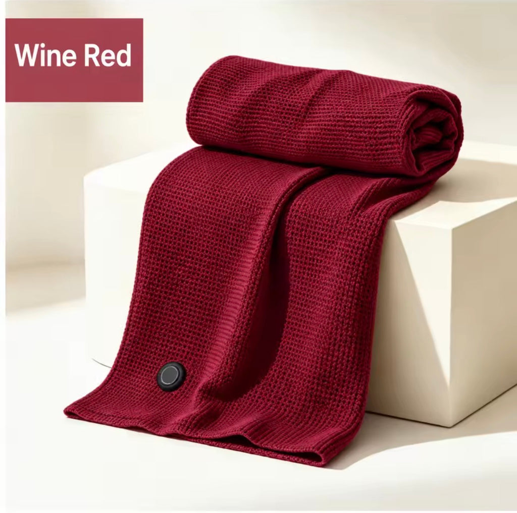 Heated blanket with USB powerd heating