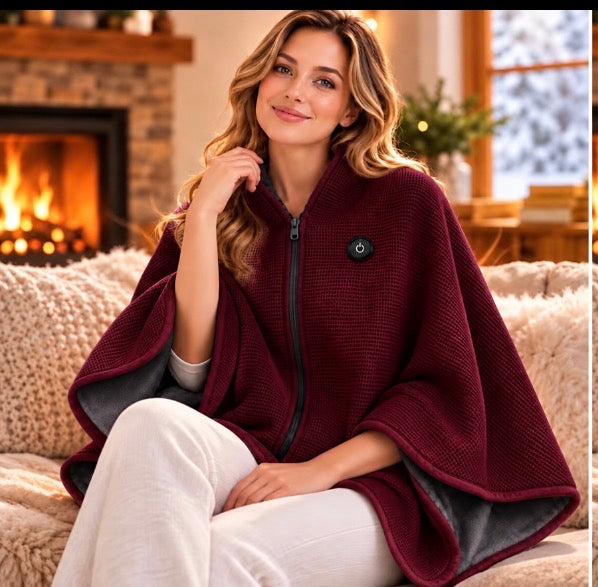 Heated blanket with USB powerd heating
