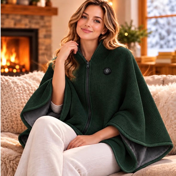 Heated blanket with USB powerd heating